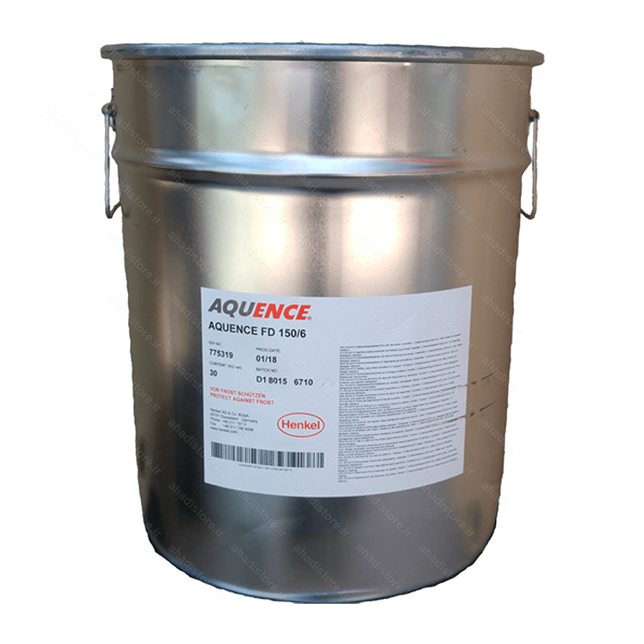 چسب وکیوم و ممبران هنکل سطل فلزی کد150.6