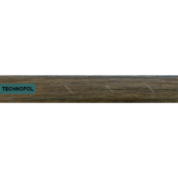 نوار لبه pvc گردوئی تیره برجسته مات کد243s تکنوپل